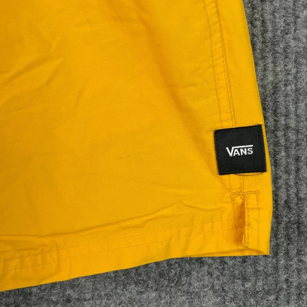 Vans Primary Volley Shorts Mens Medium Yellow Board Shorts Swim Trunks Skate 6